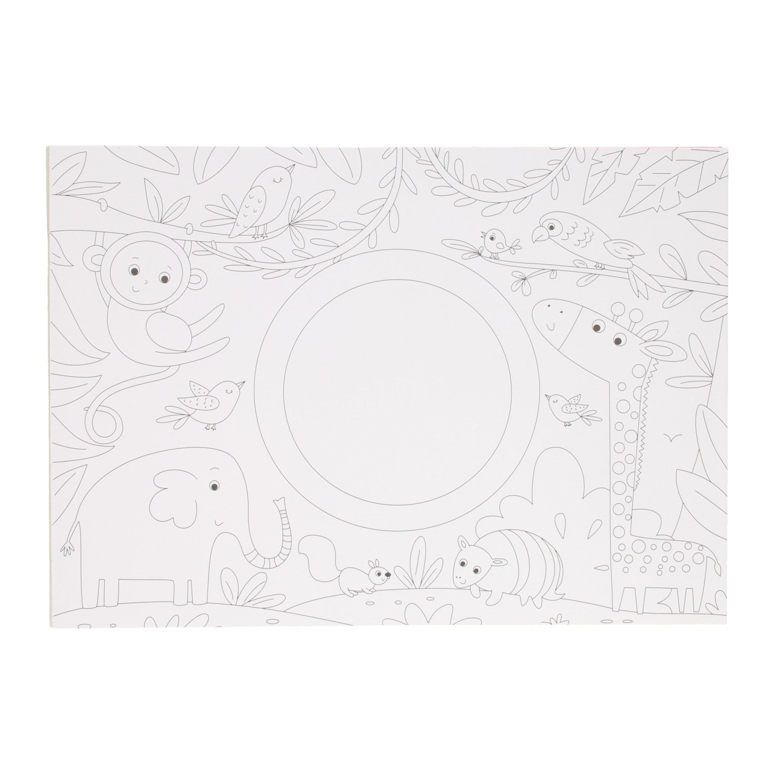 Placemat Colorbook - Dschungel