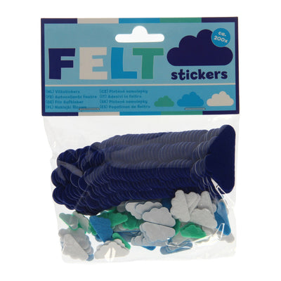 Gewinnt Holland fühlte Aufkleber Clouds, 200st.