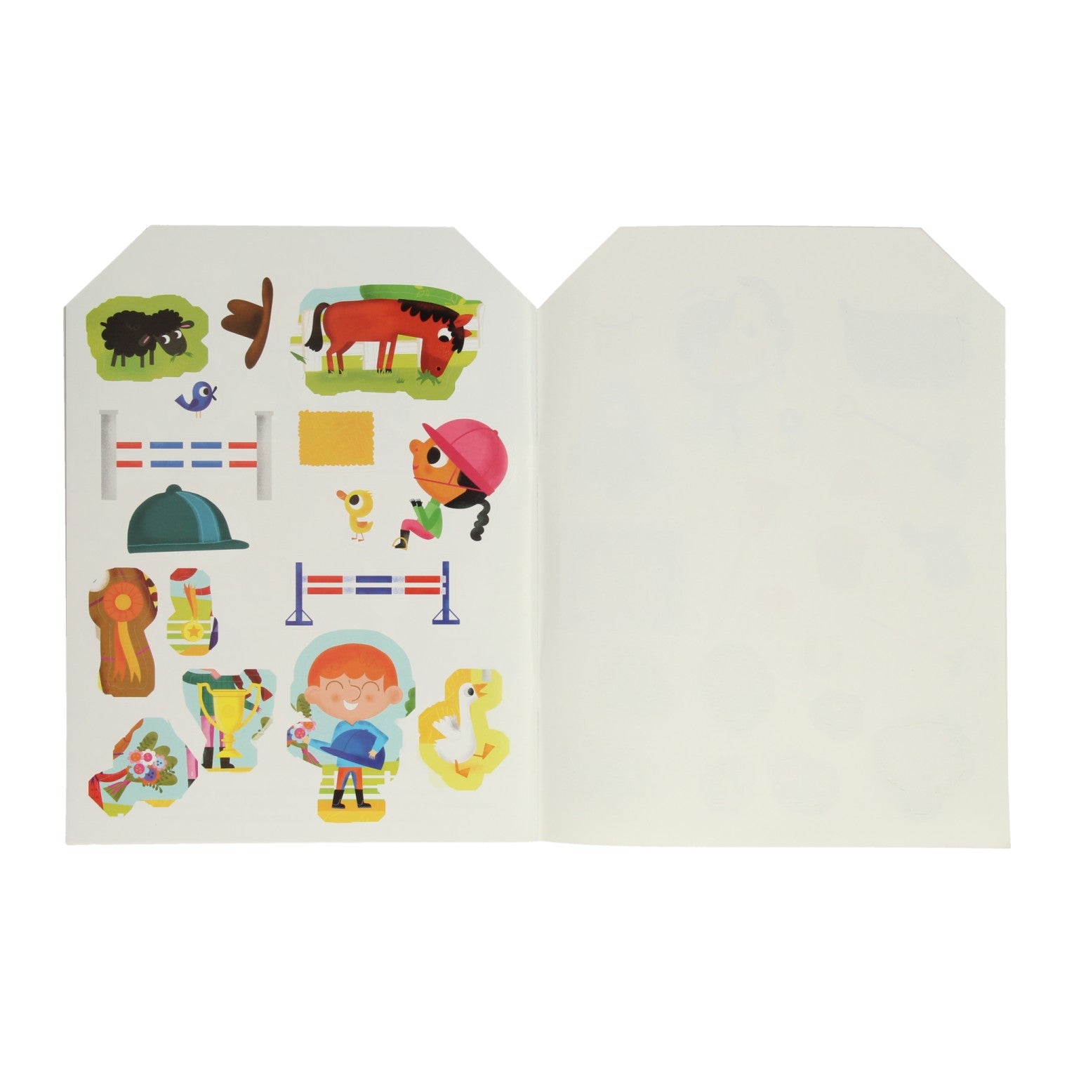 Standard -Verlag platziert Farben Pferde und Ponys