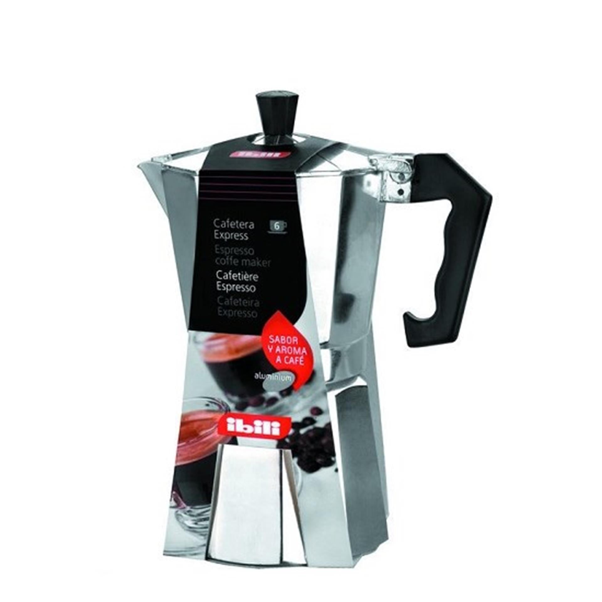 Ibili Espressomaschine Perkolator 9 Tassen Aluminium