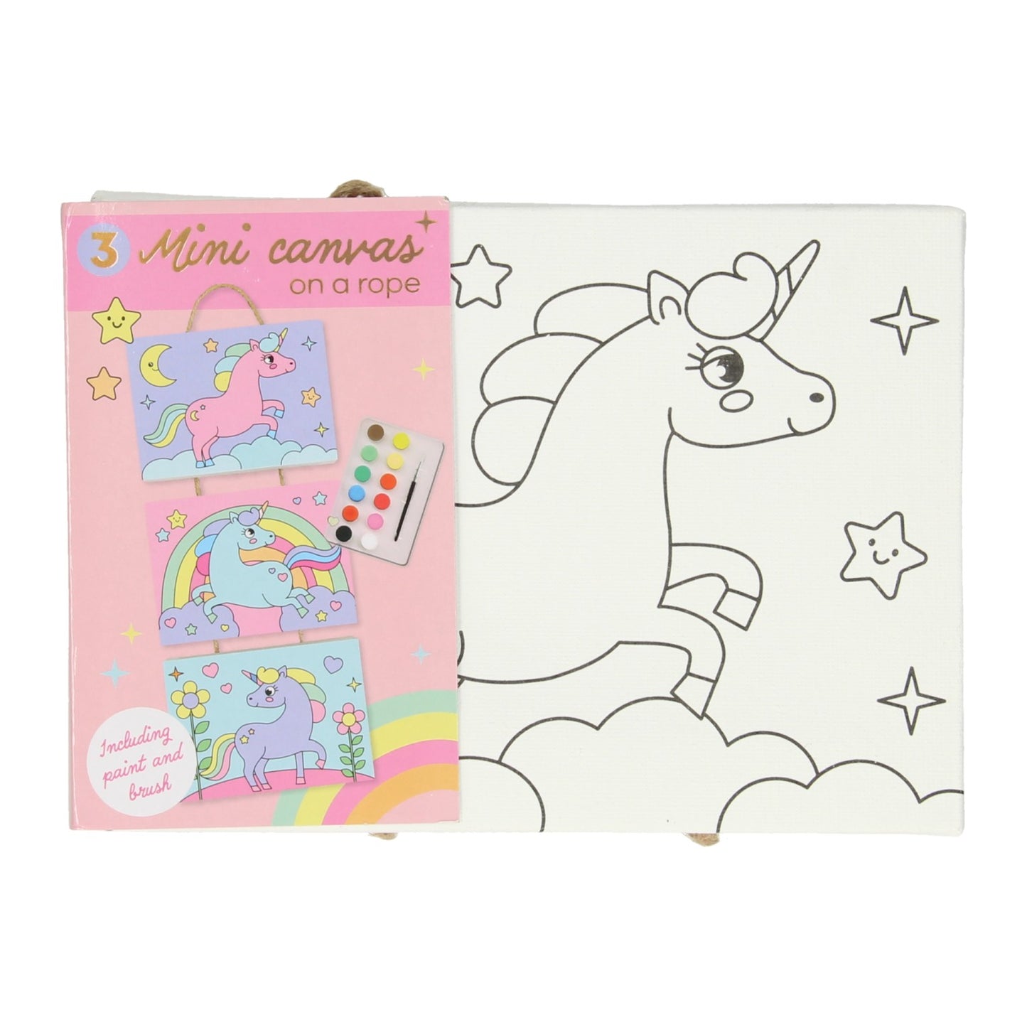 Gewinnt Holland Canvas Gemälde auf dem Seil Einhorn, 3st