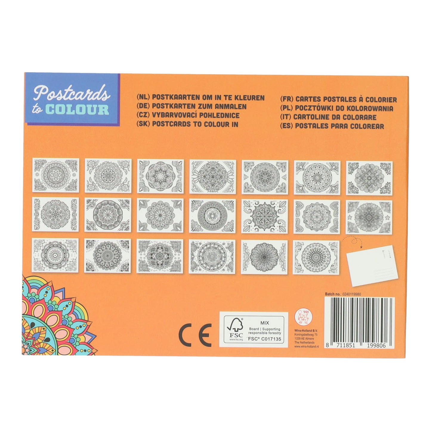 Gewinnt Holland Postkartenfarben, 20st