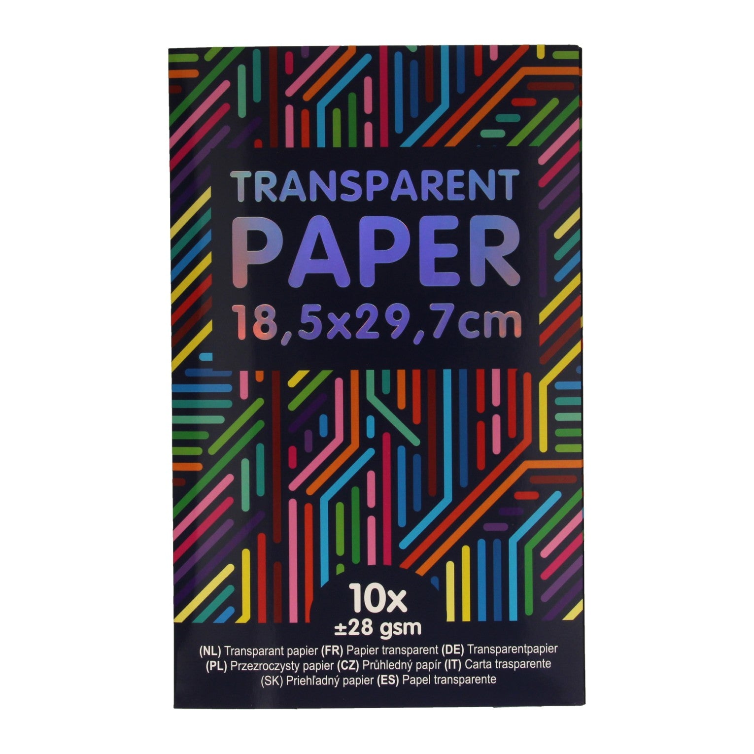 Gewinnt Holland transparentes Papier gefärbt, 10st.