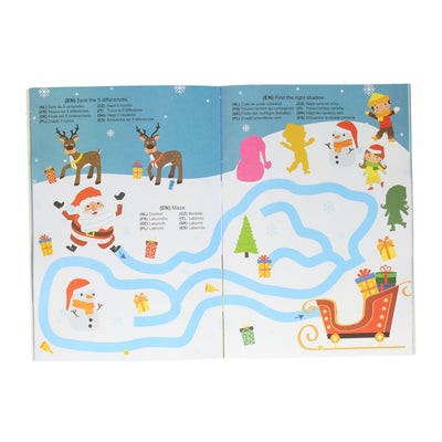 Farben Aktivitätsbuch A4 Weihnachten