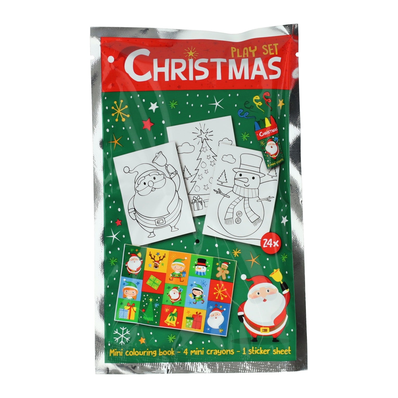 Set Set Weihnachten Farbset mit Kehlern und Aufklebern