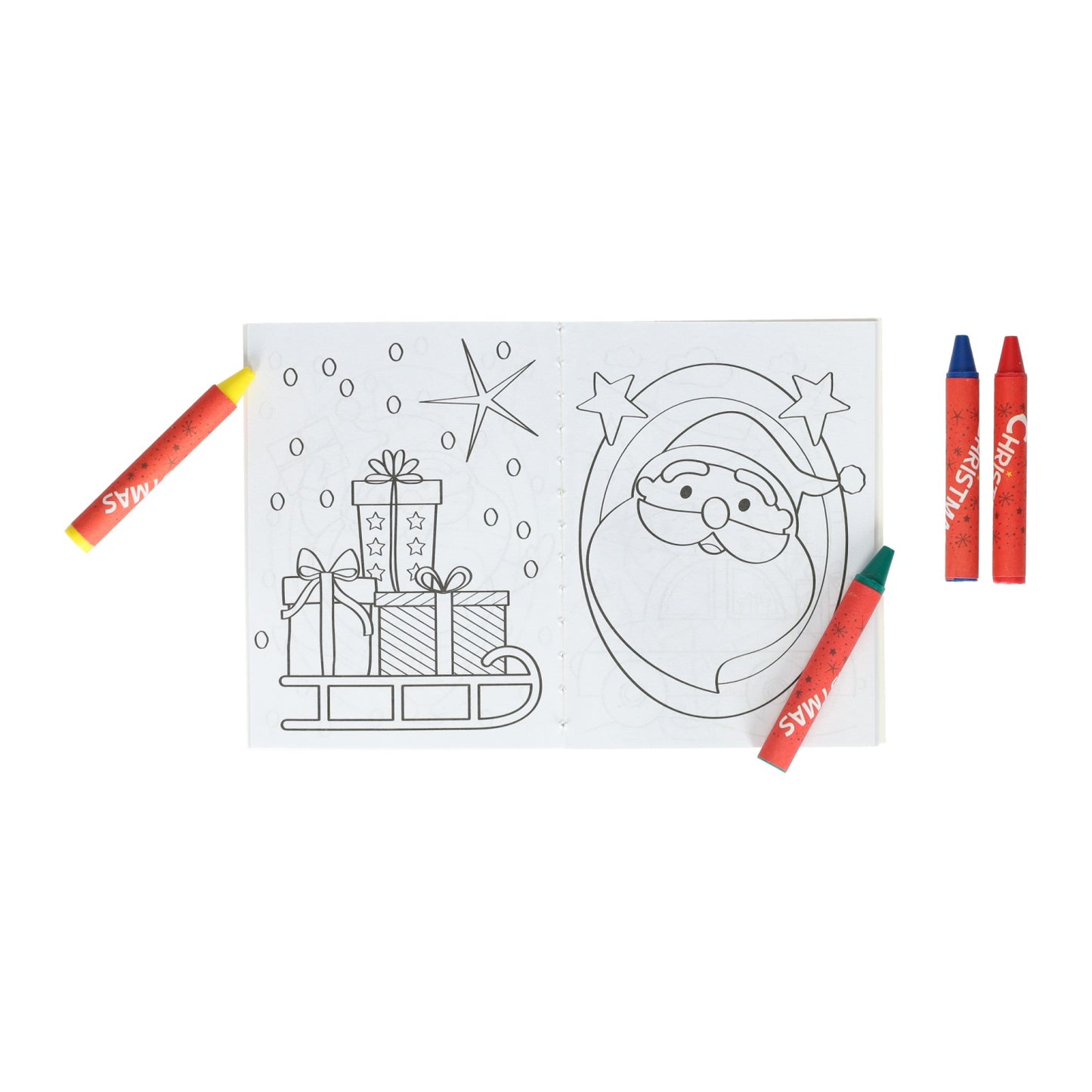 Set Set Weihnachten Farbset mit Kehlern und Aufklebern