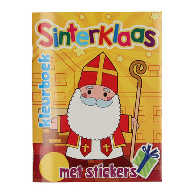 Buchspezialitäten Niederlande, z. B. Sinterklaas-Malbuch mit Aufklebern