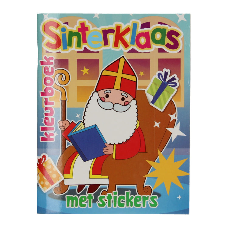 Buchspezialitäten Niederlande, z. B. Sinterklaas-Malbuch mit Aufklebern