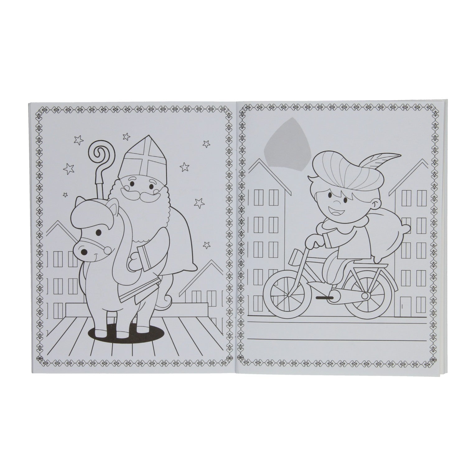 Buchspezialitäten Niederlande, z. B. Sinterklaas-Malbuch mit Aufklebern
