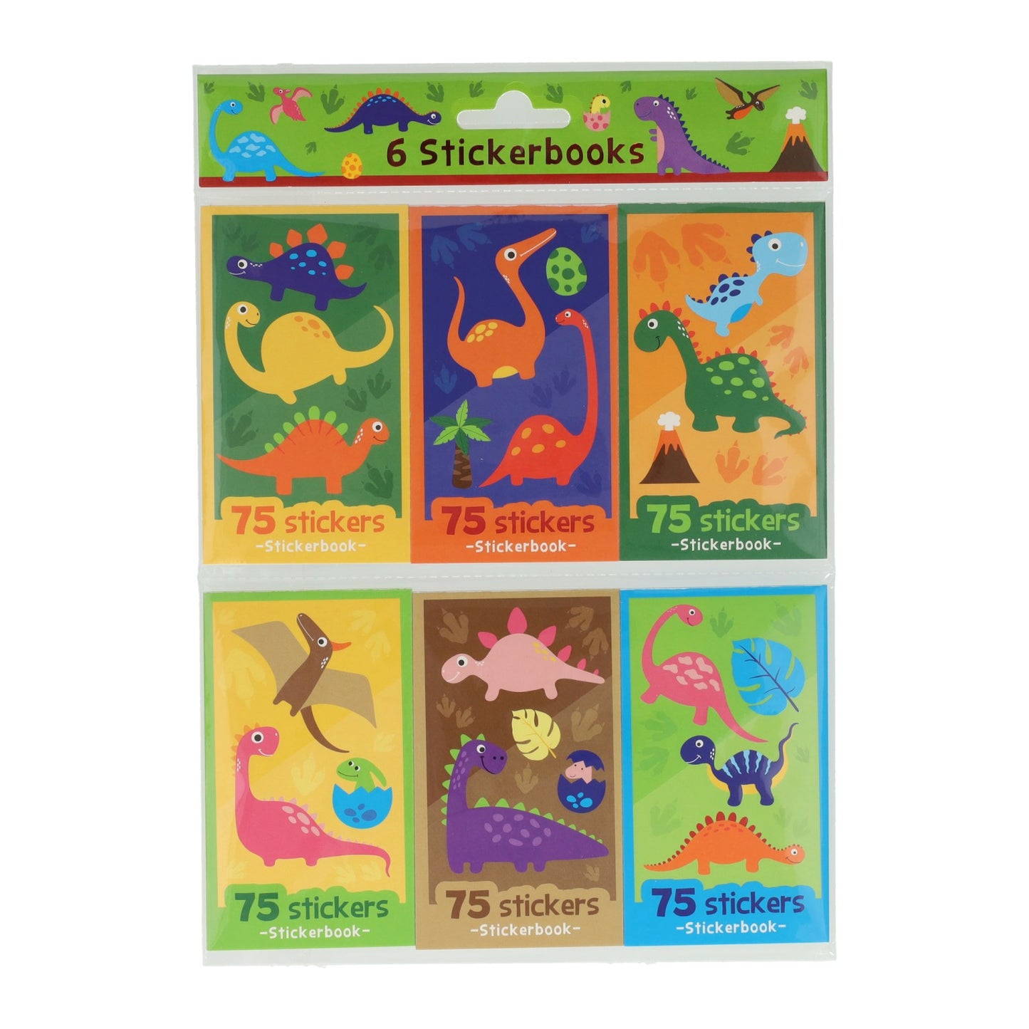 Sticker Hand -out Broschüren Dinosaurus, 6st.