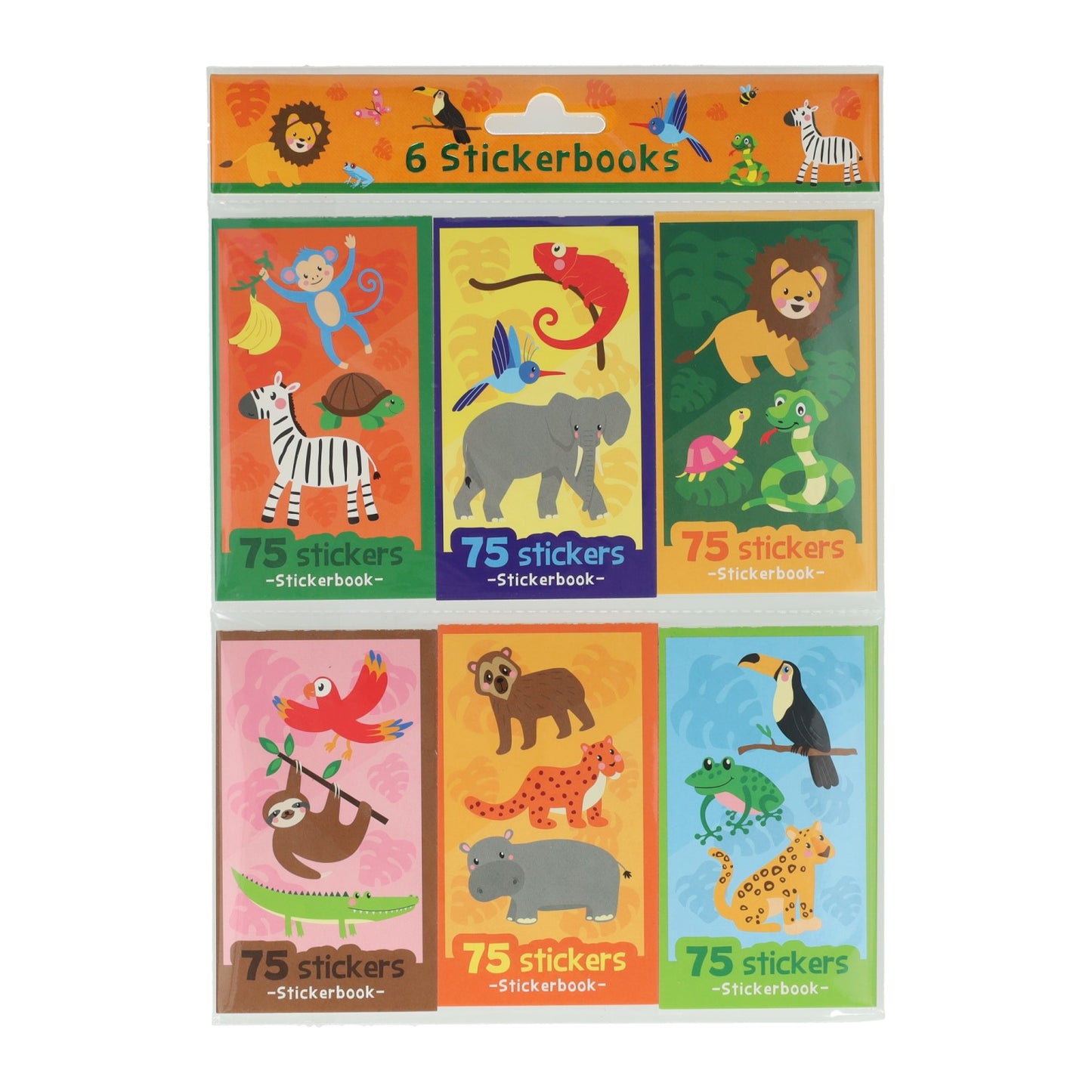 Sticker Hand -out Broschüren Wild Dieren, 6st.