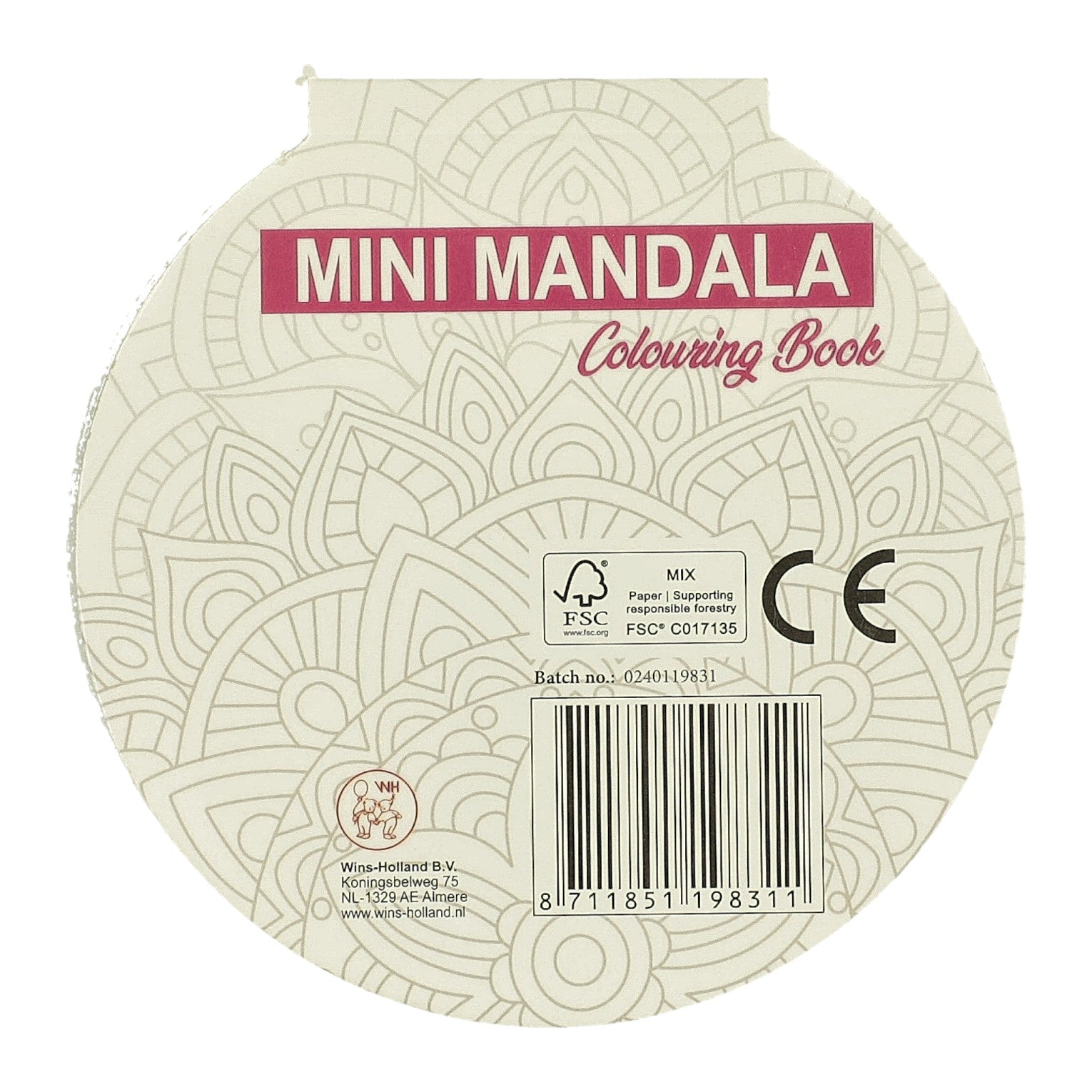 Gewinnt die Holland-Mini-Mandala-Malbuch-Runde