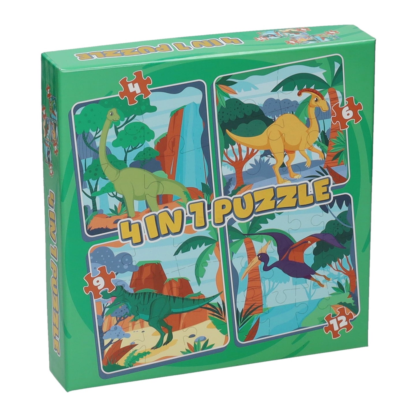 Gewinnt Holland Pluzzle 4in1 Dino, 12st.