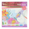 Wins Holland Aquarell-Malblock für Erwachsene – Schmetterlinge und Blumen – inklusive Pinsel und 6 Aquarellfarben