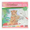 Wins Holland Aquarell-Malblock für Erwachsene – wilde Tiere – inklusive Pinsel und 6 Aquarellfarben