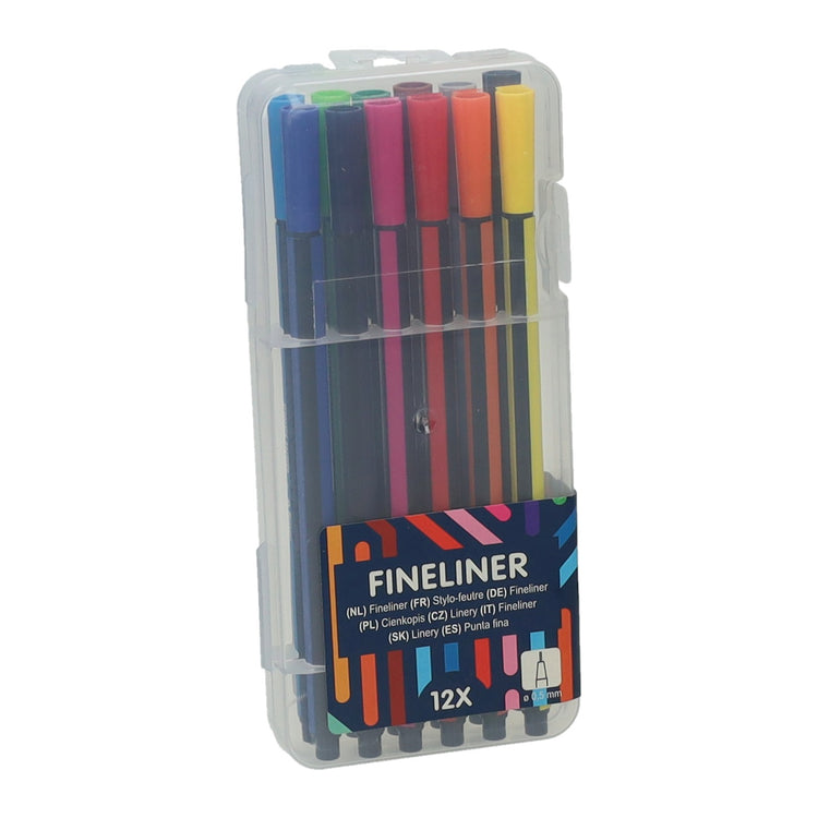 Gewinnt Holland Fineliners in die Speicherbox, 12st.