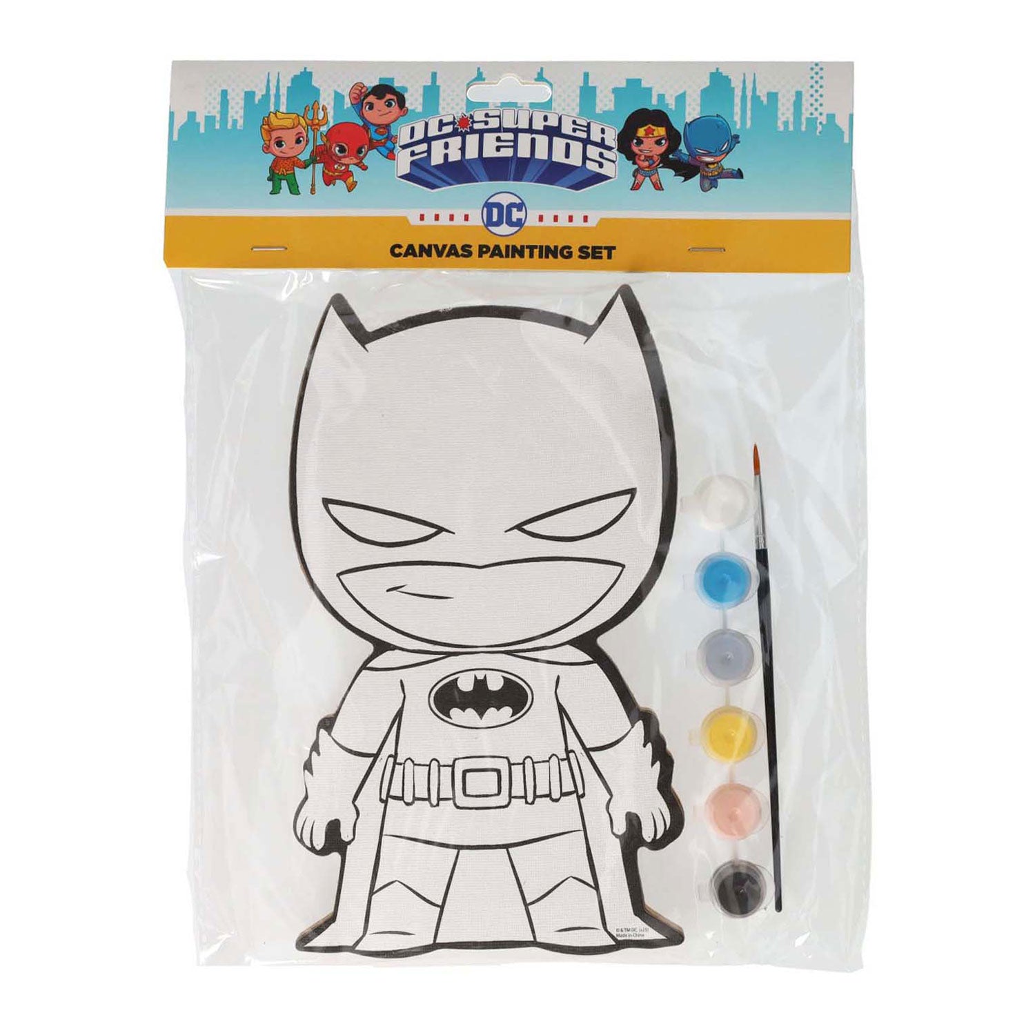 Gewinnt Holland Leinwandgemälde DC Comics – Batman – inklusive Pinsel und 6 Farben