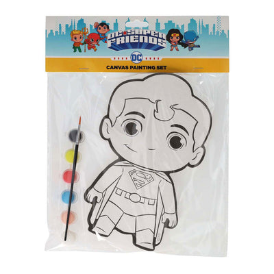 Gewinnt Holland-Leinwandgemälde DC Comics – Superman – inklusive Pinsel und 6 Malfarben