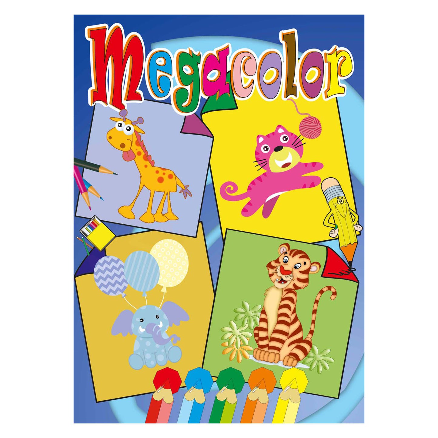 Buch-Specials Niederlande bv Megacolor Malbuch-Tiere