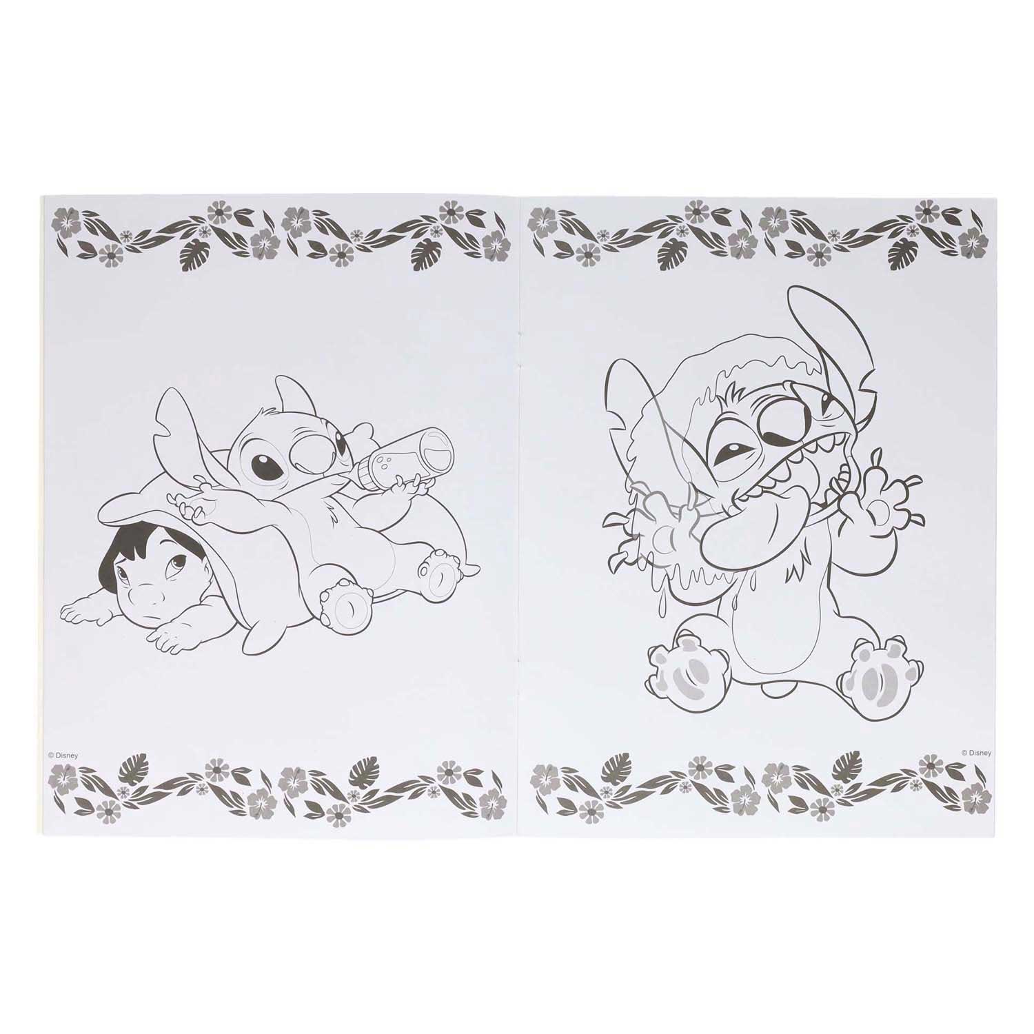 Intro Stitch Colorbook mit 32 -Seiten -Apos; S