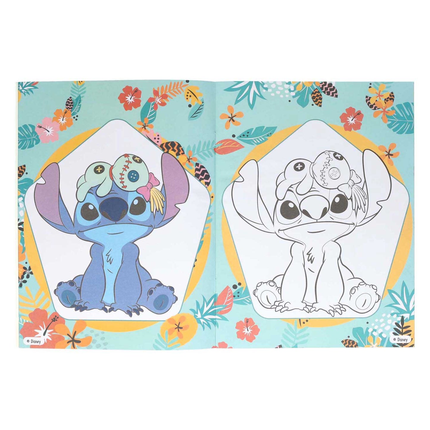 Intro Stitch Multicolor -Farbbuch mit 32 -Seiten -Apos; S