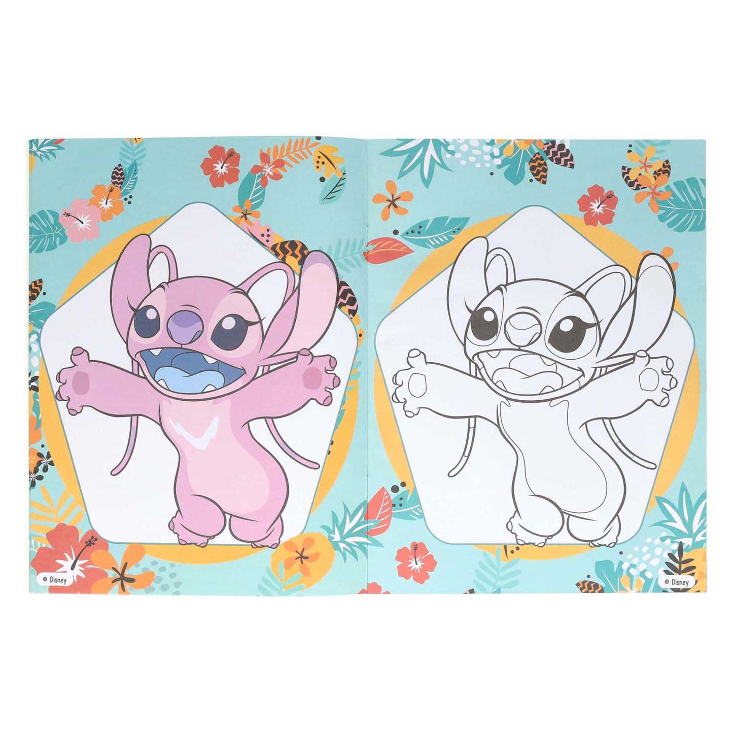 Intro Stitch Multicolor -Farbbuch mit 32 -Seiten -Apos; S