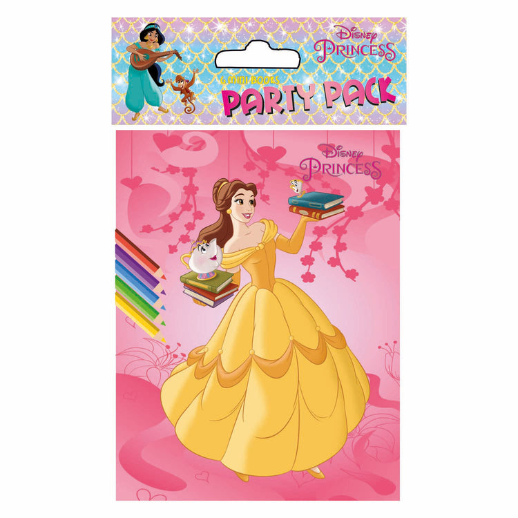 Buch-Specials Niederlande bv Disney Party-Malbücher Prinzessin, 6-tlg.