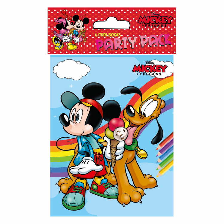 Buch-Specials Niederlande bv Disney Party-Malbücher Mickey, 6-tlg.
