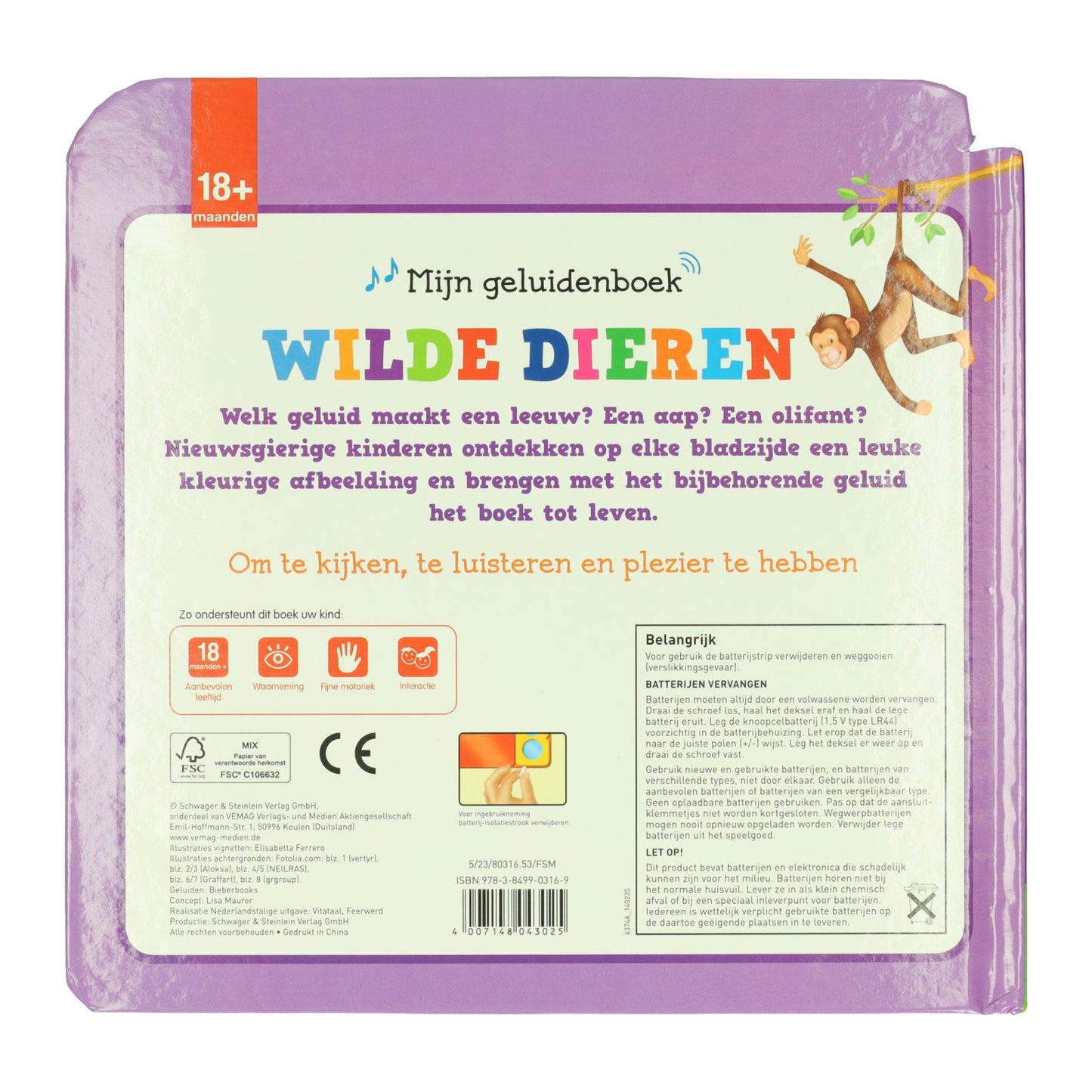Gewinnt Holland, mein Buch mit den Geräuschen wilder Tiere