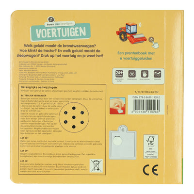 Gewinnt Holland Geluidenboek Voertuigen 6 Geluiden