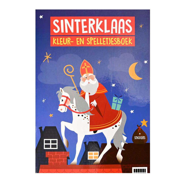 Gewinnt Holland Mal- und Spielebuch A4 Sinterklaas