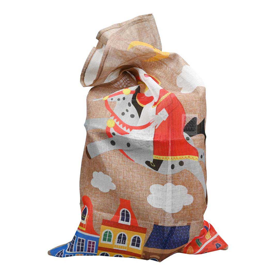 Wins Holland Jutebeutel Sinterklaas 80x50cm
