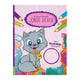 Wins Holland Malbuch Jungtiere mit Glitzeraufklebern