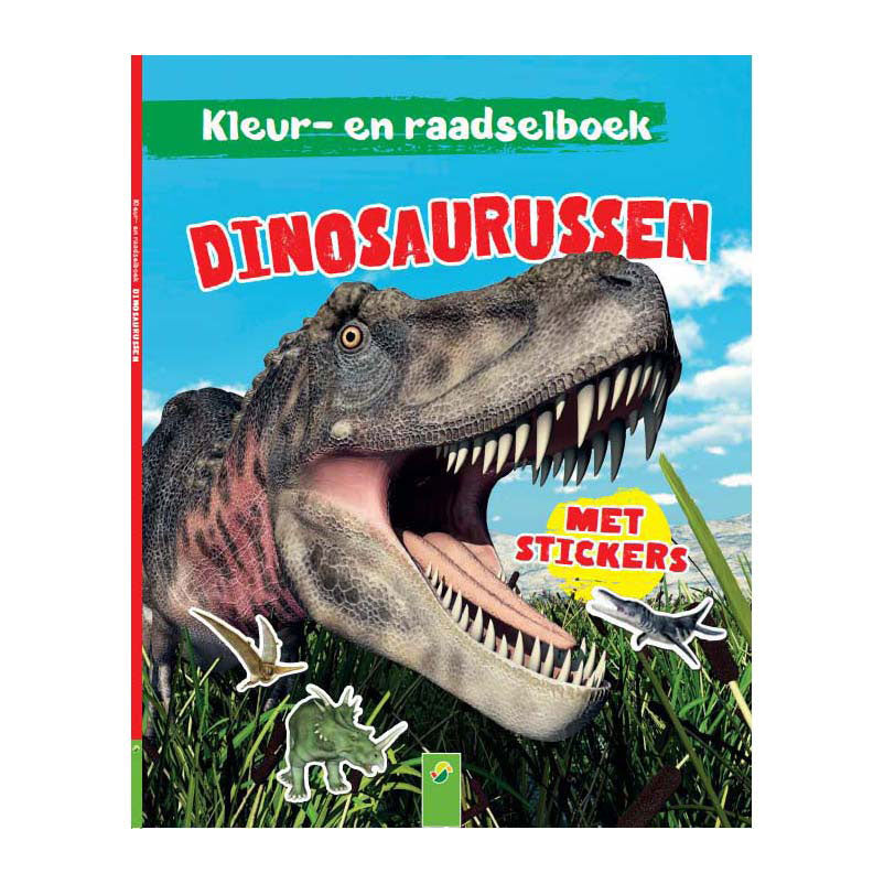 Gewinnt Holland Mal- und Rätselbuch Dinosaurier mit Aufklebern