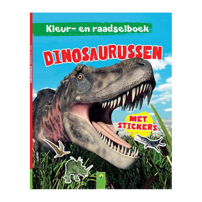 Gewinnt Holland Mal- und Rätselbuch Dinosaurier mit Aufklebern