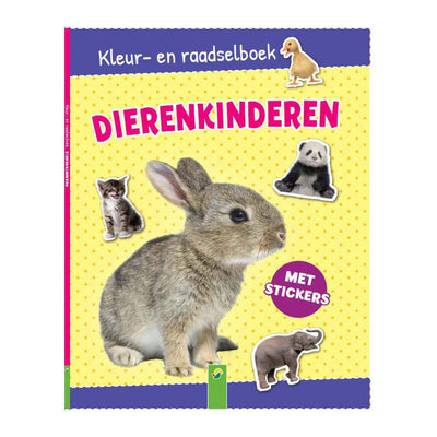 Wins Holland Mal- und Rätselbuch für Tierkinder mit Aufklebern