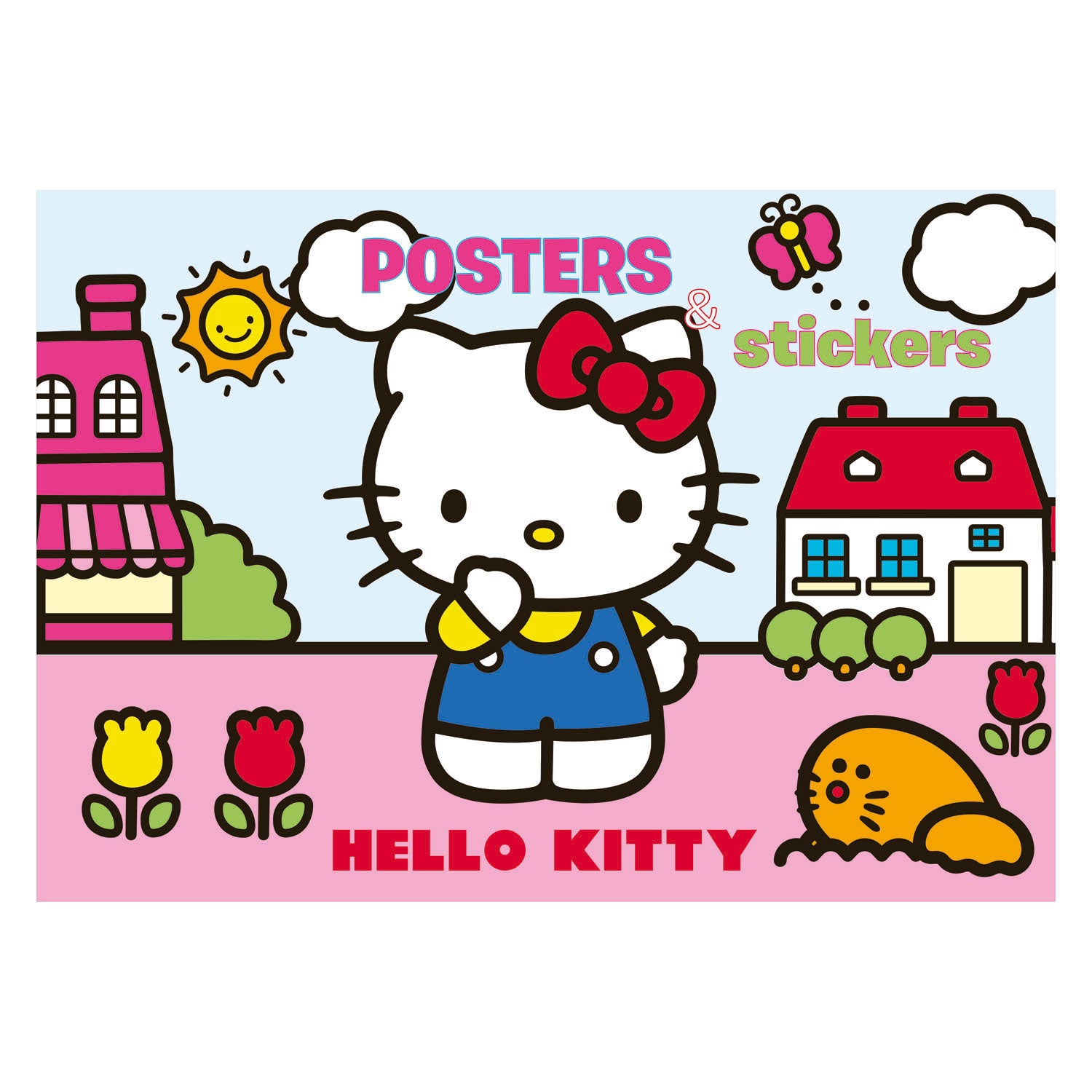 Buchangebote Niederlande bv Hallo Kitty Posterbuch zum Ausmalen mit Aufklebern