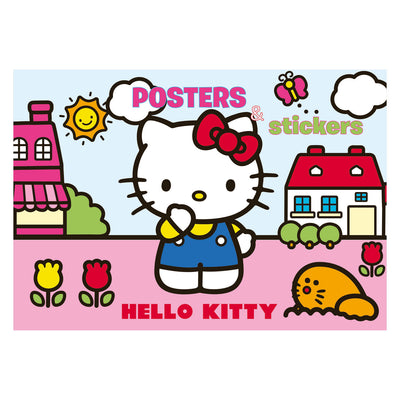 Buchangebote Niederlande bv Hallo Kitty Posterbuch zum Ausmalen mit Aufklebern