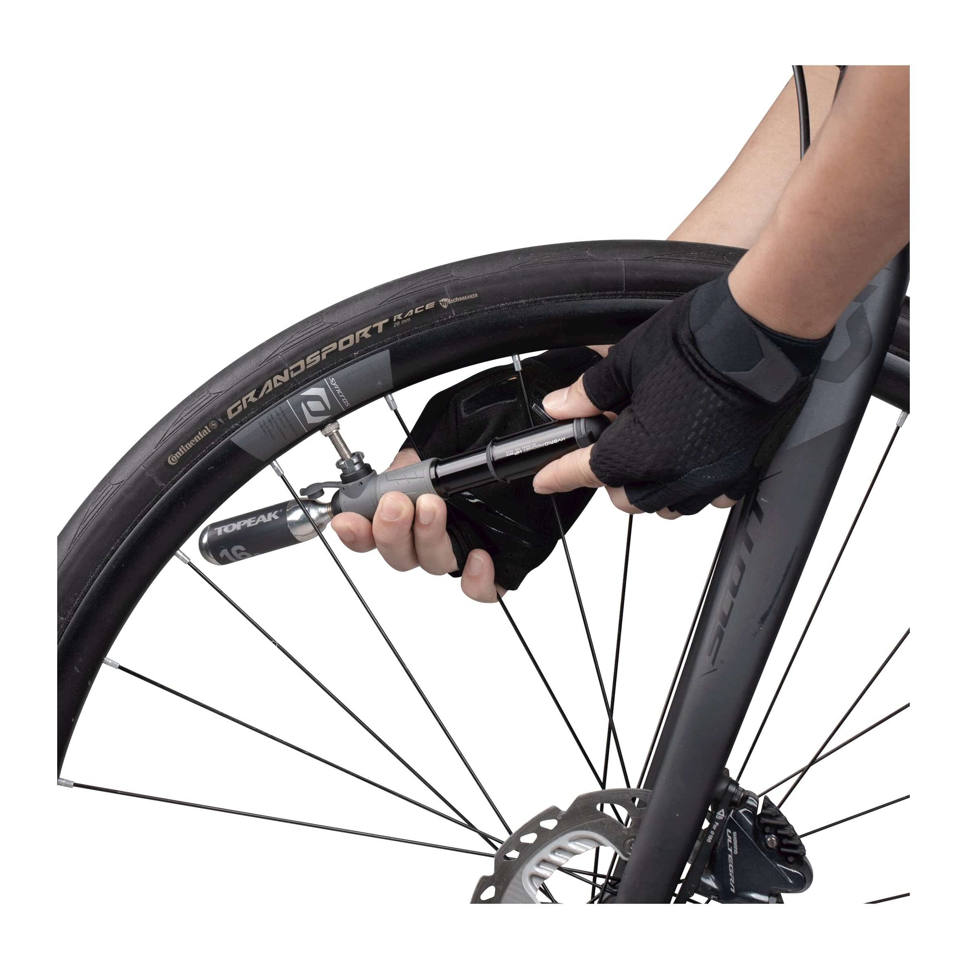 Topeak Mini -Pumpe Hybrid -Rakete HP Mini Black
