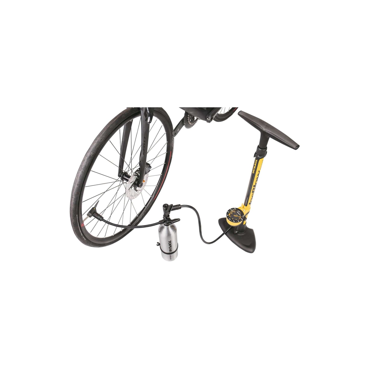 Topeak -Bodenpumpe Tubi Booster x