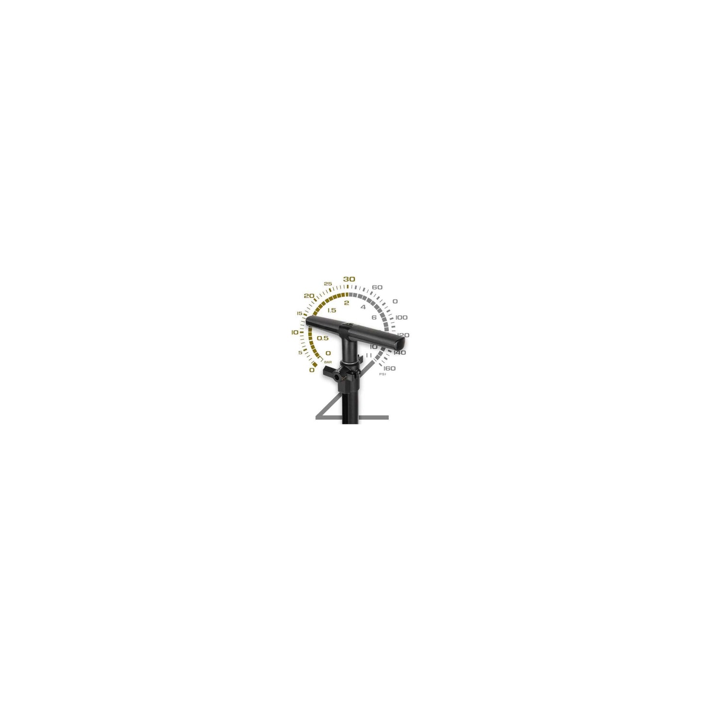 Topeak Floorpumpe Jungfrau Tubi 2 -Stage