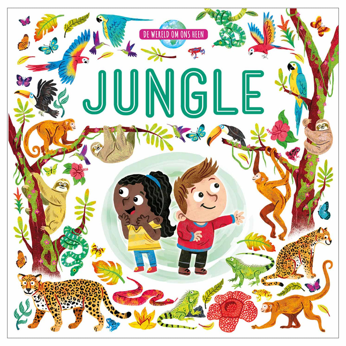 Rebo Publishers Cardboard Book The World um uns herum Jungle