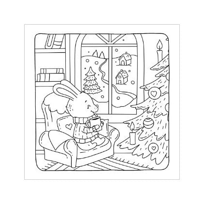 Rebo-Verlag Cosy Christmas – süßes, gemütliches Malbuch