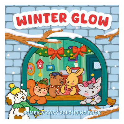 Rebo Publishers Winter Glow – gemütliches, gemütliches Malbuch