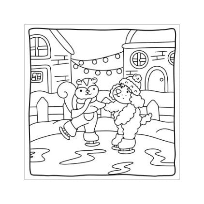 Rebo Publishers Winter Glow – gemütliches, gemütliches Malbuch
