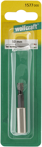 Wolfcraft Bithalter | mit Magnet | l 50mm | 1 Stück - 1577000