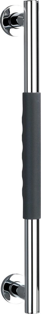 Wenko Wandgriff Secura 50cm aus Edelstahl mit rutschfestem Soft-Touch-Griff – Sicherheitsgriff – Wandhalterung – Wannengriff – Belastbarkeit max. 120 kg - TÜV geprüft, geprüft und zertifiziert