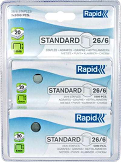 Rapid 1068460 – 26 6-mm-Klammern Standard 26 6-mm-Klammern Standard | 1 Stk
