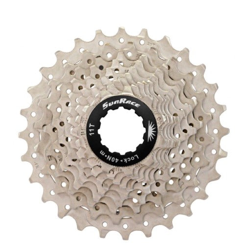 Sonnenrasse Kassette 10 Geschwindigkeit 11-28T. CSRS0 Silver Alu Spider