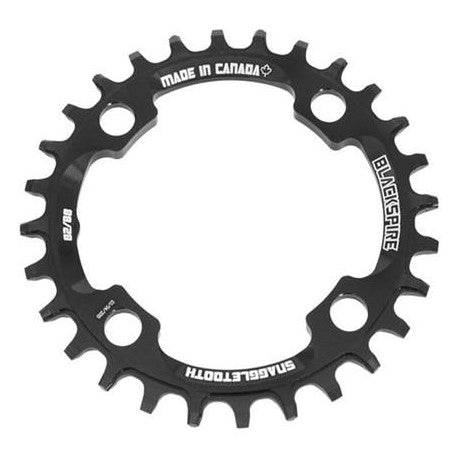 Kettenblatt Blackspire Aluminium 36t 104mm schwarz